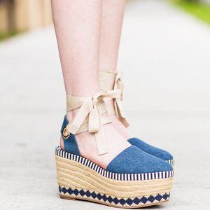 Tory Burch Platform Espadrilles